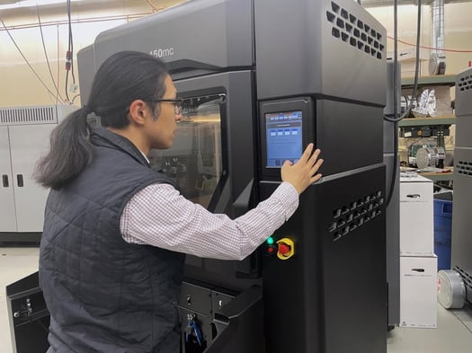 Fortus 450mc - Interacting with GUI - Horizontal