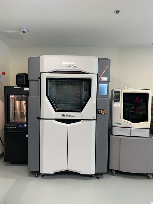 3D Printing Technology Inside the Lab Featuring the Stratasys Fortus 450