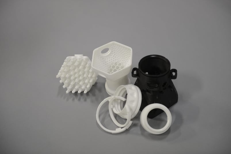Flosonix head lice removal 3D printed production parts on the Origin One from Stratasys