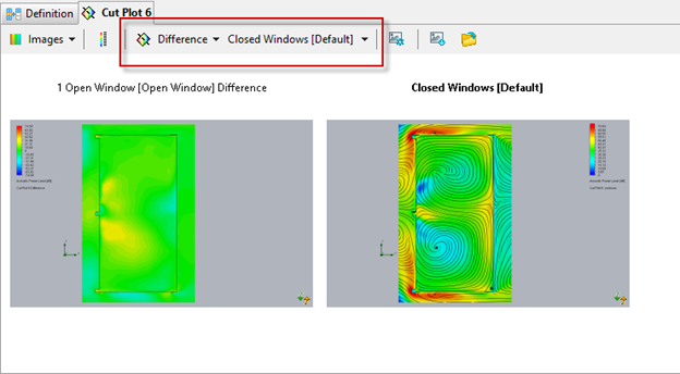 Flow Simulation compare