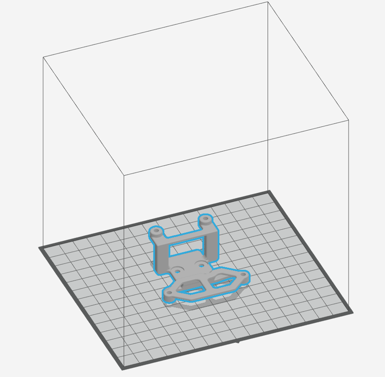 CAD Model imported into GrabCAD Print Pro