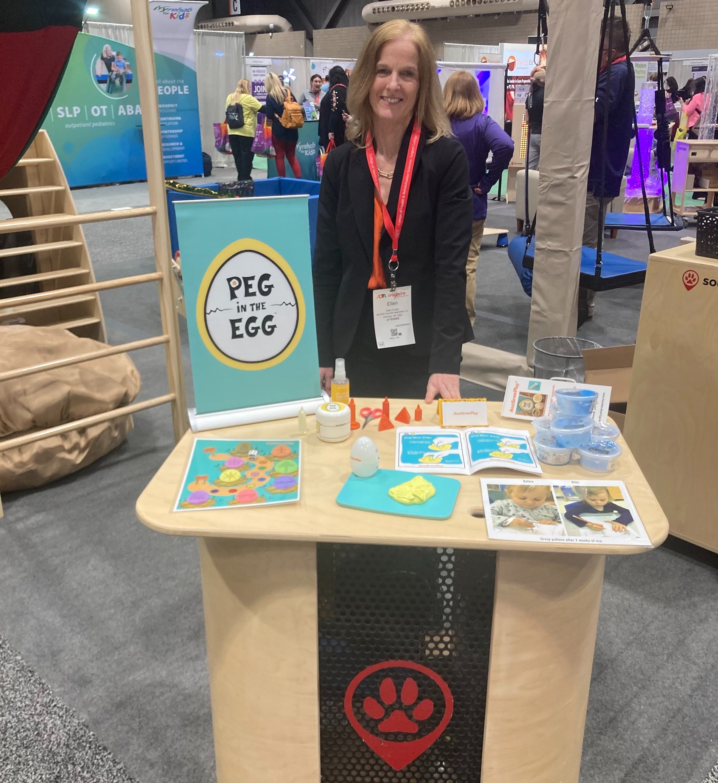 Ellen at the AOTA Inspire 2023 in Kansas City