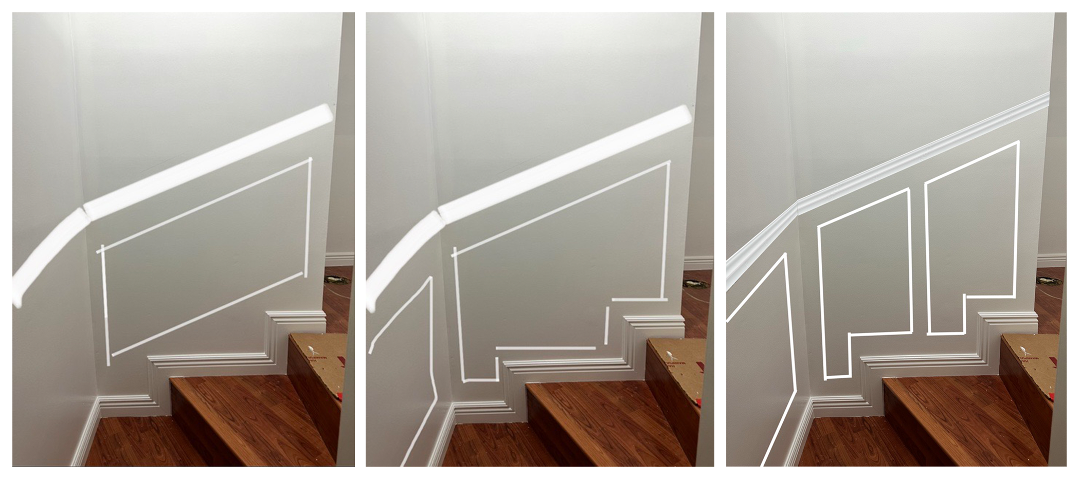 chair rail rough sketches