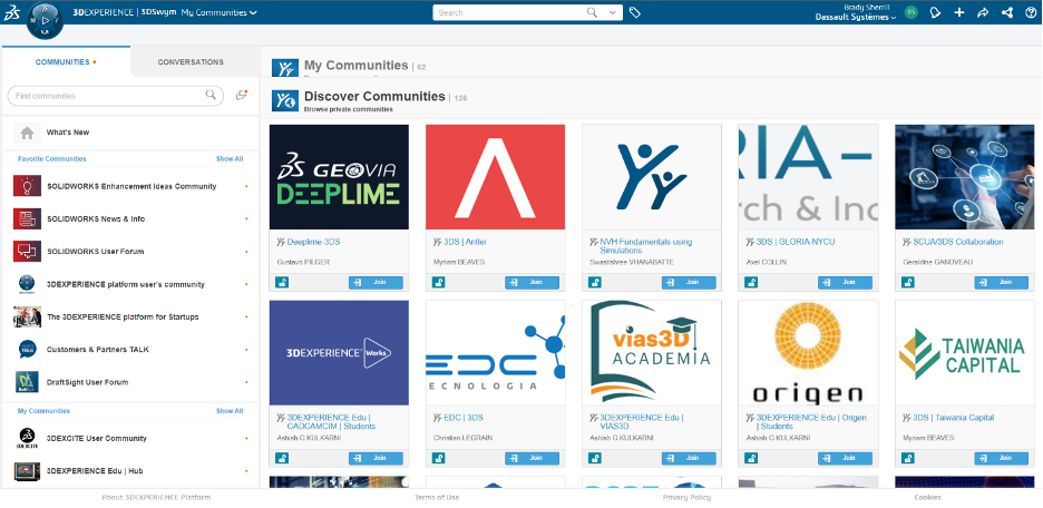 A Guide to Navigating the 3DEXPERIENCE UI and 3DSwym Communities Feature