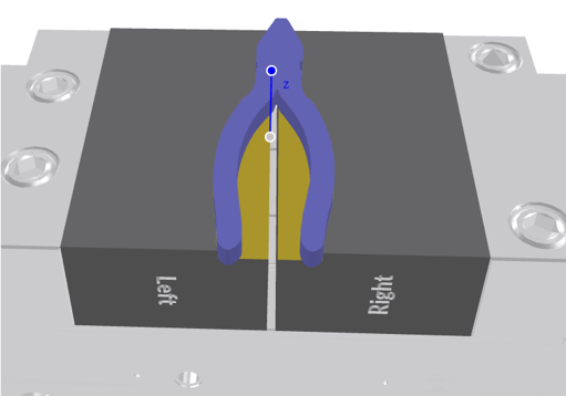 a set of custom clamping jaws designed with the clamping jaws app by trinckle