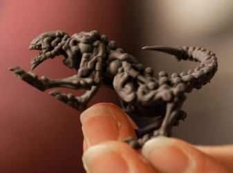 A model printed in the Formlabs Alpha Model Resin