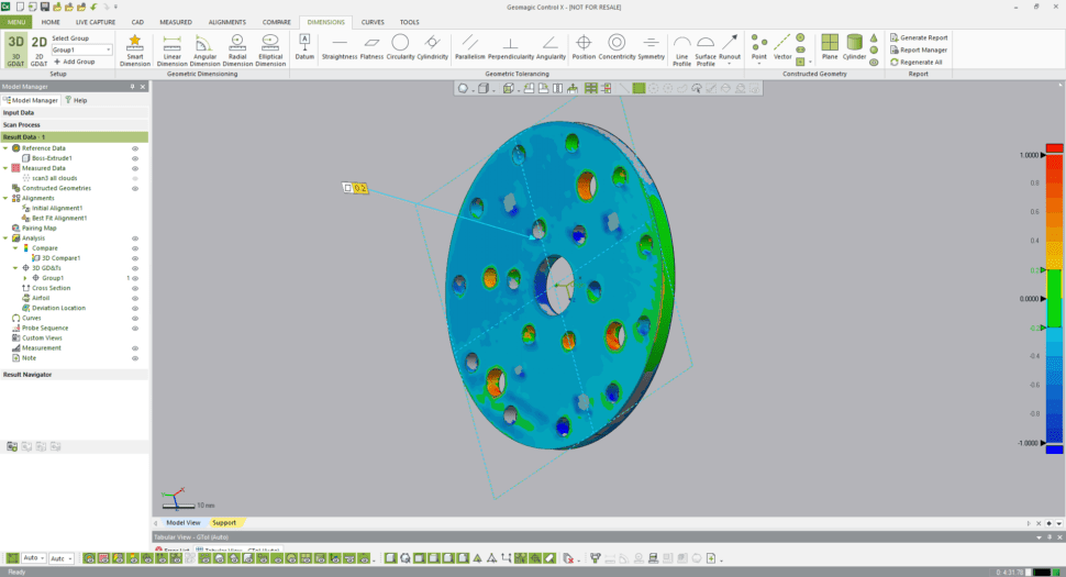 flatness inspection 3d scanning